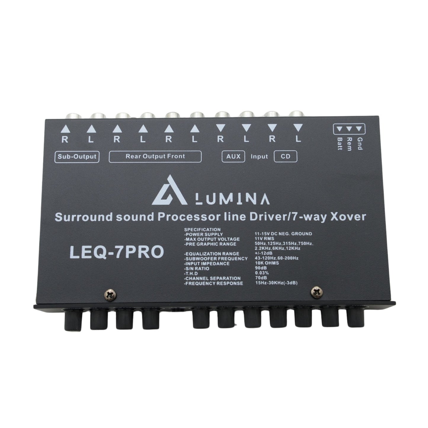 LUMINA AUDIO ORION SERIES 7 BAND PARAMETRIC EQUALIZER [LEQ-7PRO]