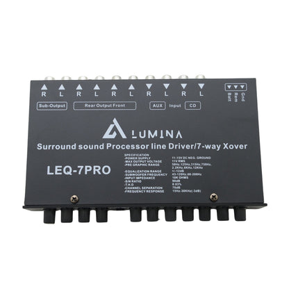 LUMINA AUDIO ORION SERIES 7 BAND PARAMETRIC EQUALIZER [LEQ-7PRO]