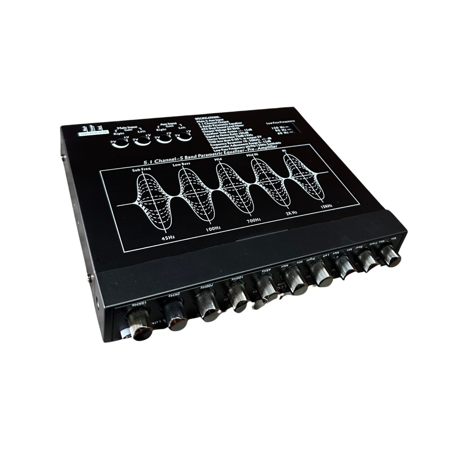 LUMINA AUDIO ORION SERIES 5 BAND PARAMETRIC EQUALIZER [LEQ-5PRO]