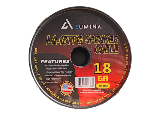 18 Gauge Speaker Cable - Green [LA-18TTG]