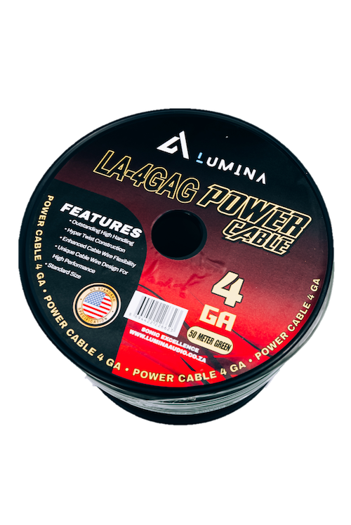4 Gauge Power Cable - Green [LA-4GAG]
