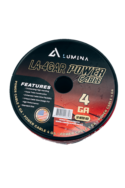 4 Gauge Power Cable - Red [LA-4GAR]