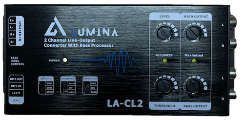 Lumina 2-Channel Line Output Converter with Bass Processor [LA-CL2]