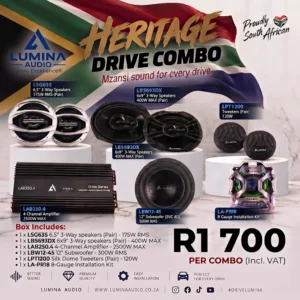 Heritage Day Special - Lumina Audio Drive Combo